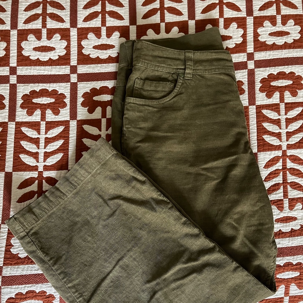 Toad&Co Organic Corduroy Wide Leg Pants - size 6
